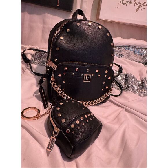 Victorias Secret StuddedVictoria Mini bag & Matching Backpack Keychain Bag Charm main image 12